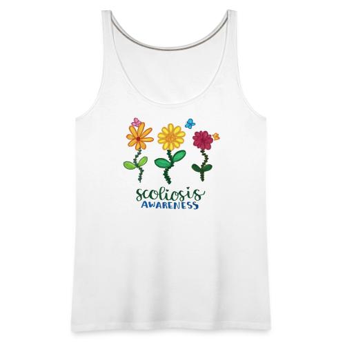Scoliosis Awareness Designed By Sofia - Women's Premium Tank Top