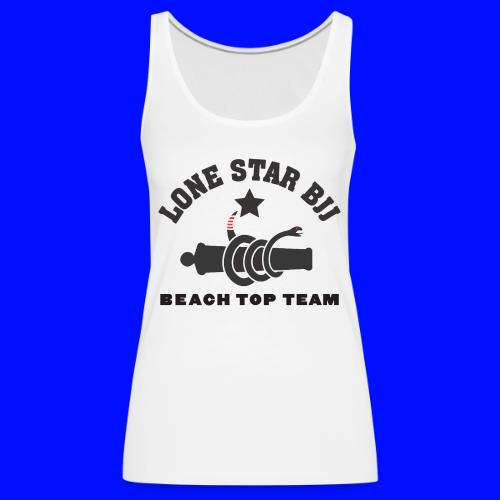 Beach Top Team - Lone Star BJJ - Black - Women's Premium Tank Top