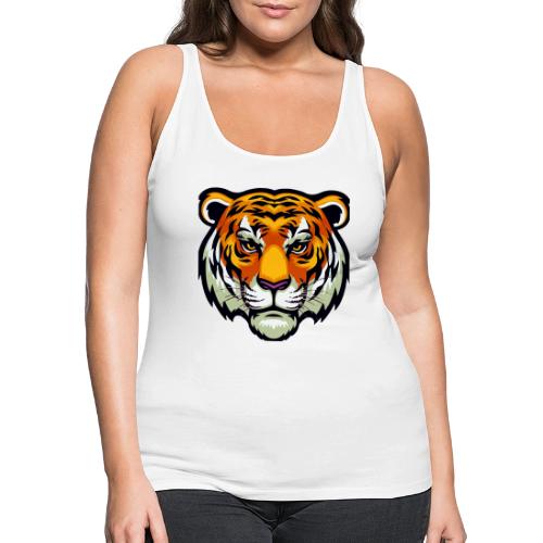 Tiger Fashion Feline Animal, Tiger Willing Success - Women's Premium Tank Top