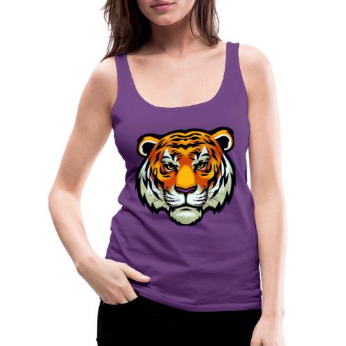 Tiger Fashion Feline Animal, Tiger Willing Success - Women's Premium Tank Top