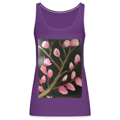 Magnolia Buds Early Spring - Women's Premium Tank Top