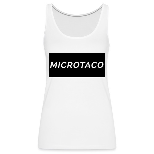 MicroTaco Text Logo - Women's Premium Tank Top
