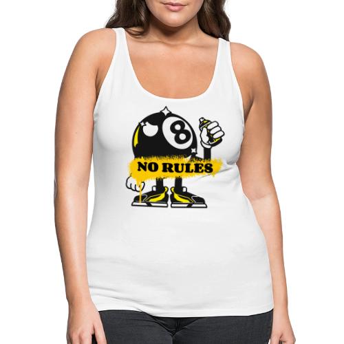 No Rules 8 Ball - Women's Premium Tank Top