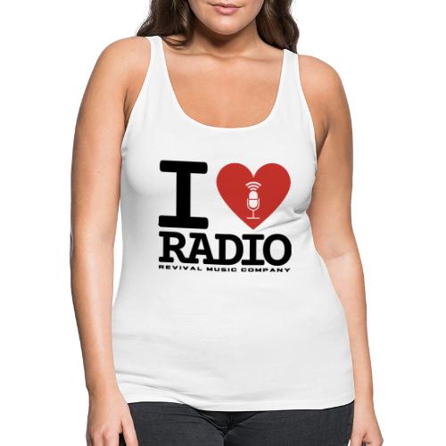 I Love Radio - Women's Premium Tank Top