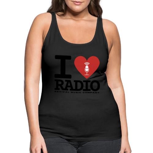 I Love Radio - Women's Premium Tank Top