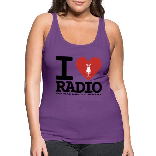 I Love Radio - Women's Premium Tank Top