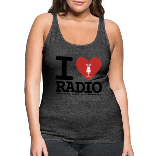 I Love Radio - Women's Premium Tank Top