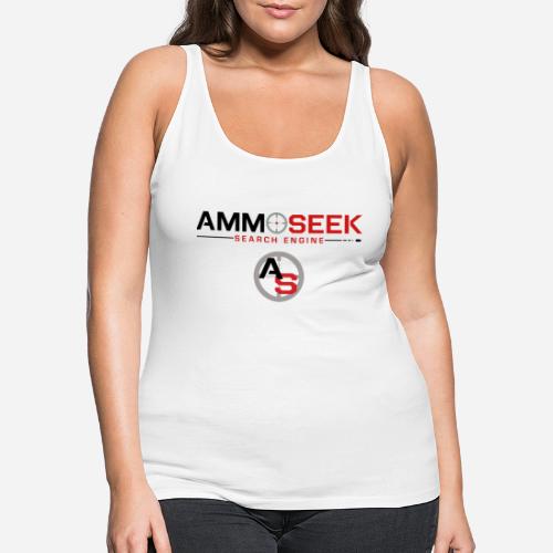 AmmoSeek Combo Logo Black - Women's Premium Tank Top