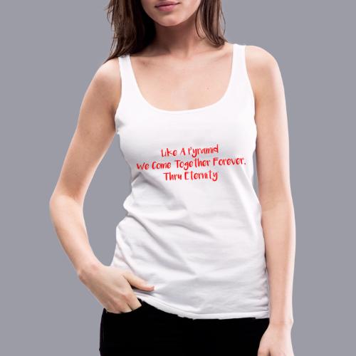 TOGETHER FOREVER (ORANGE PRINT) - Women's Premium Tank Top