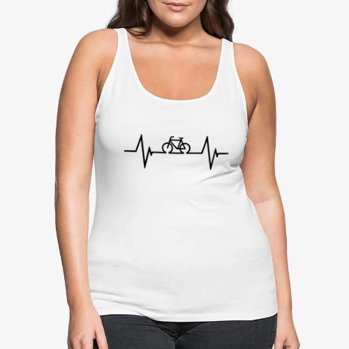 Bicycle Hearbeat - Women's Premium Tank Top