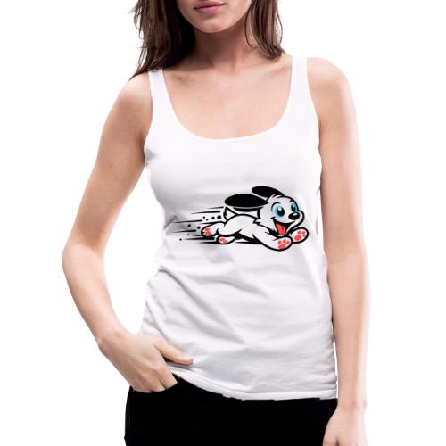 Speedy Pup Sprint on the Run - Women's Premium Tank Top