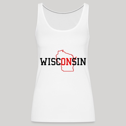 WiscONsin - Women's Premium Tank Top