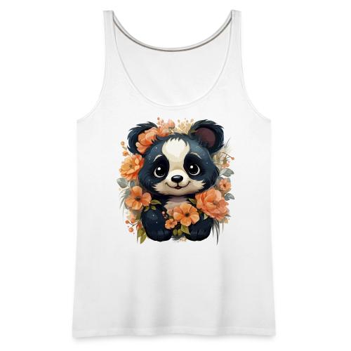 Panda Blossom Harmony - Women's Premium Tank Top