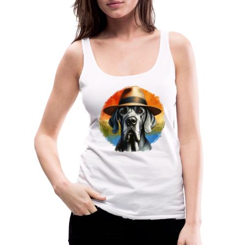 Great Dane Rainbow - Women's Premium Tank Top