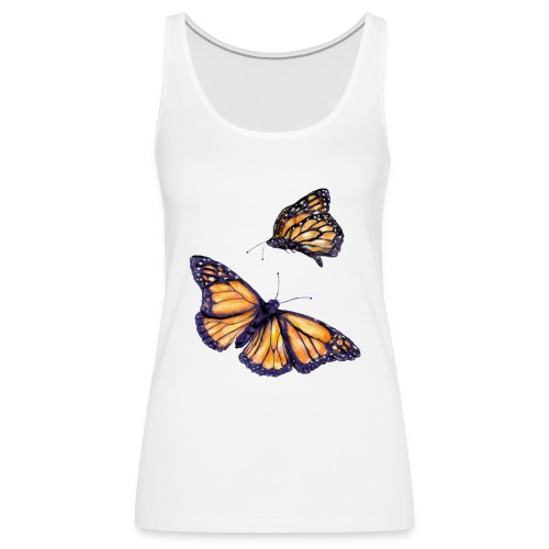 2 butterflies - Women's Premium Tank Top