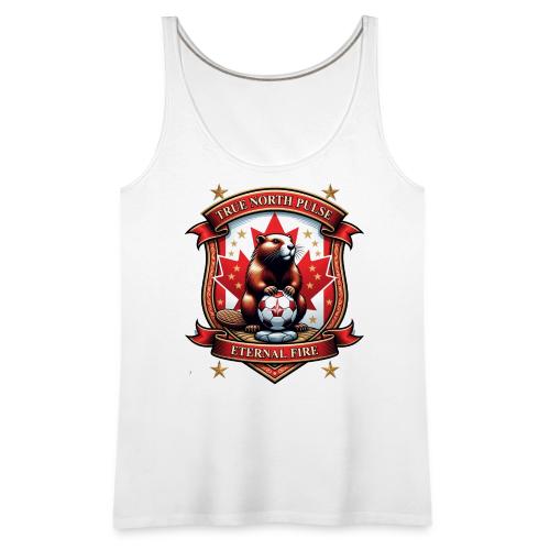 Canada Beaver Crest T-Shirt, Pride Badge Gift - Women's Premium Tank Top