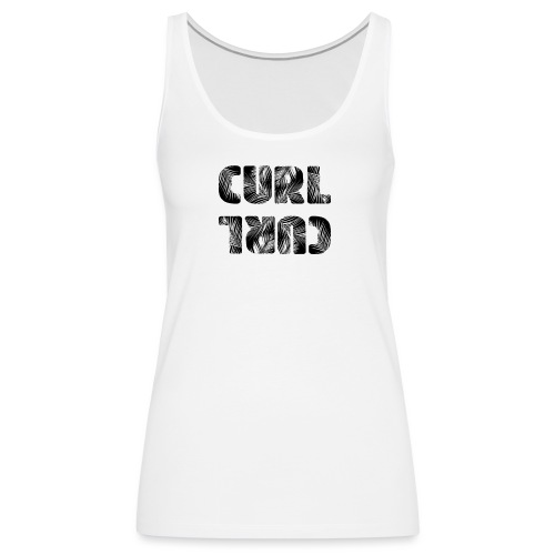 Curl Curl Black - Women's Premium Tank Top