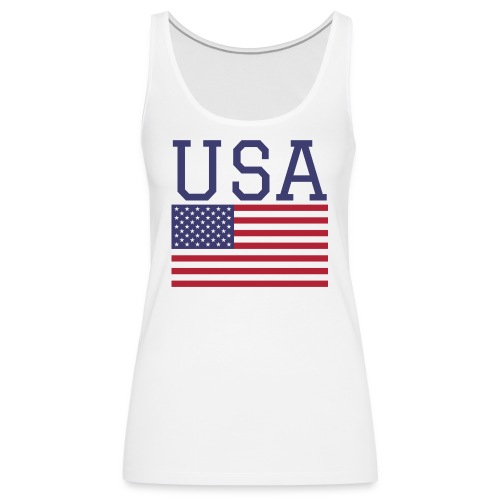 USA American Flag - Fourth of July Everyday - Women's Premium Tank Top