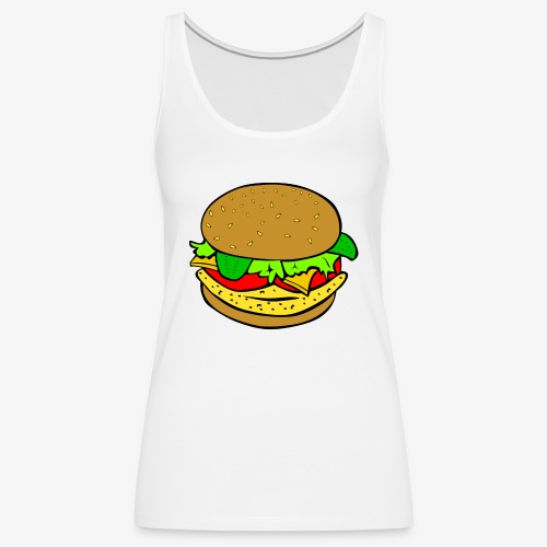 Comic Burger - Women's Premium Tank Top