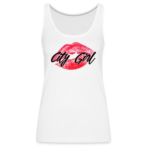 White City Girl Design - Women's Premium Tank Top