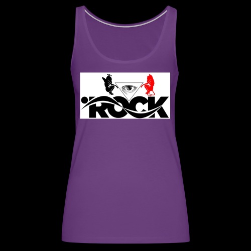 Eye Rock Devil Design - Women's Premium Tank Top