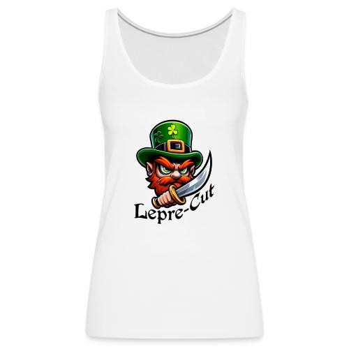 Lepre Cut Dagger Leprechaun St Patricks Luck Irish - Women's Premium Tank Top