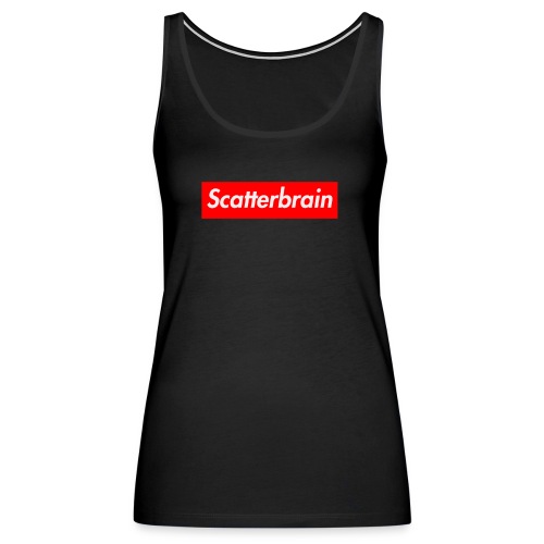 scatterbrain logo - Women's Premium Tank Top