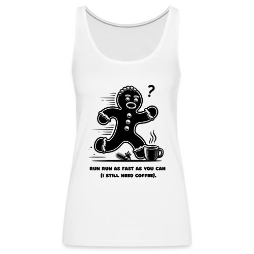 Gingerbread Man T-Shirt - Women's Premium Tank Top