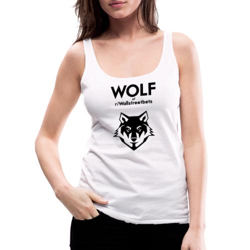 Wolf of Wallstreetbets - Women's Premium Tank Top