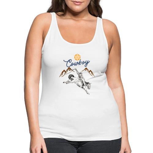 Wild West Cowboy Ride - Women's Premium Tank Top