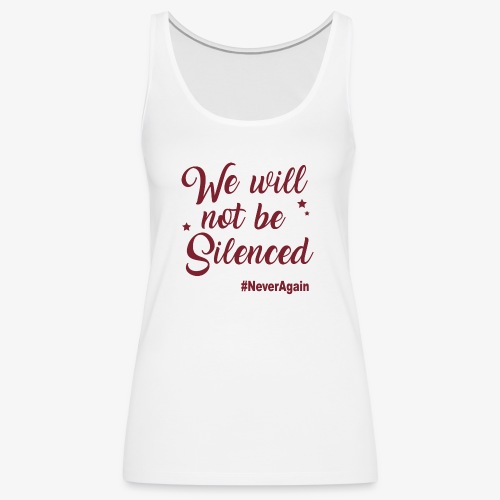 We Will Not Be Silenced (Pink) - Women's Premium Tank Top