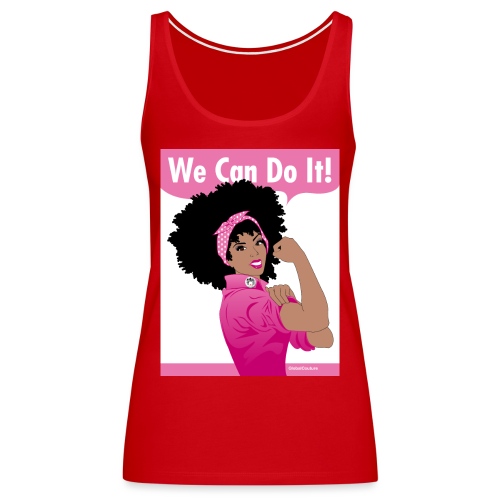We can do it breast cancer awareness - Women's Premium Tank Top