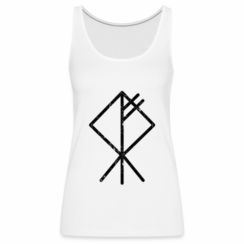 Wolf Viking Rune Symbol for Fenrir Fenriswolf Fans - Women's Premium Tank Top