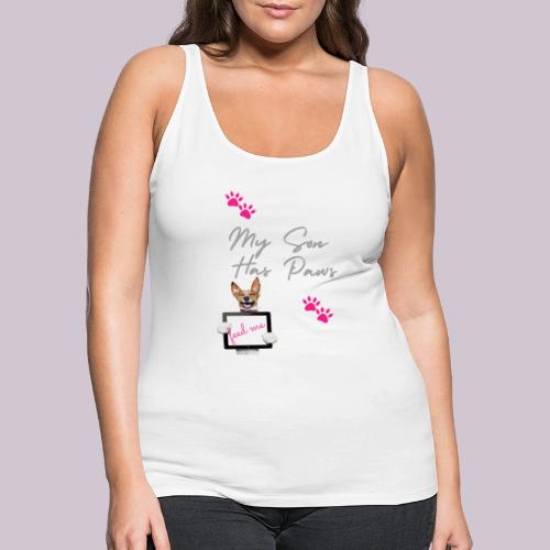 Paws gray - Women's Premium Tank Top