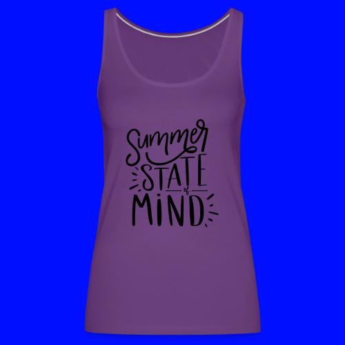 Summer State of Mind Cute Teacher T-shirt - Women's Premium Tank Top