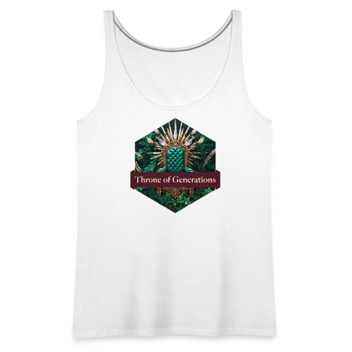 Women’s Day Vine Throne T Shirt, Gift for Grandma - Women's Premium Tank Top