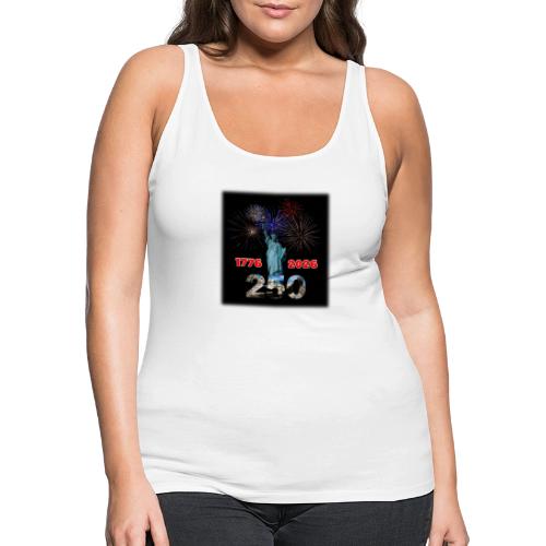 1776 - 2026 - 250 Years USA | Fireworks - Women's Premium Tank Top