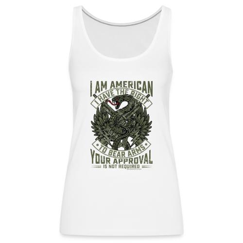 I Am American Right to Bear Arms - Women's Premium Tank Top