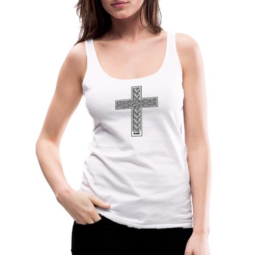 Jesus cross. I'm no longer a slave to fear. - Women's Premium Tank Top