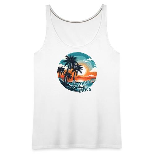 Vintage Summer Vibes - Women's Premium Tank Top