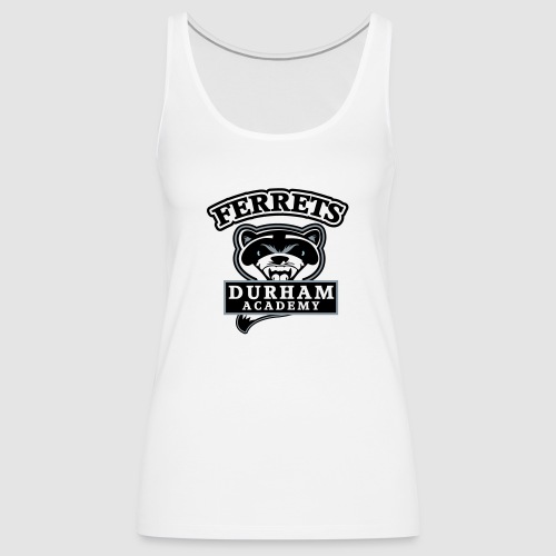 durham academy ferrets logo black - Women's Premium Tank Top