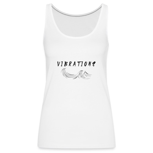Vibrations Abstract Design - Women's Premium Tank Top