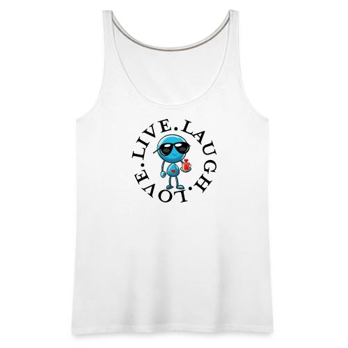 Circle Remember to live laugh love - Women's Premium Tank Top