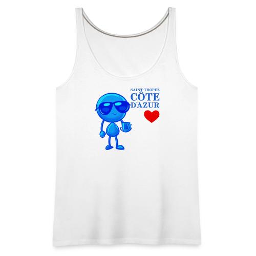 Smoon City_Saint Tropez Côte d'Azur - Women's Premium Tank Top