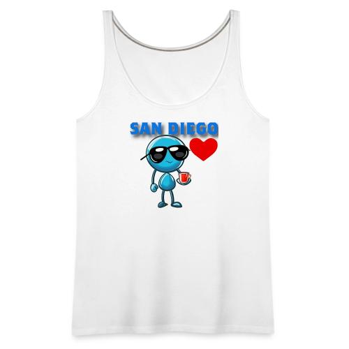 Smoon City_San Diego - Women's Premium Tank Top