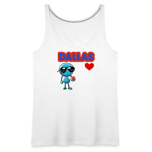 Smoon City_Dallas - Women's Premium Tank Top