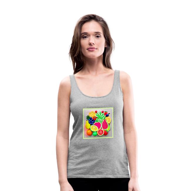 Colorful Fruit Pop Art