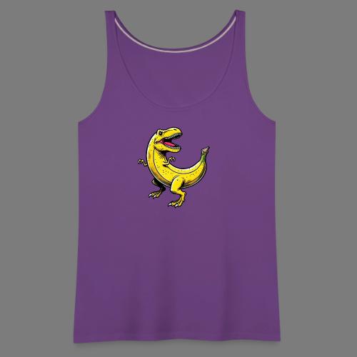 Bananasaurus REX – Funny T-Rex Banana Design - Women's Premium Tank Top