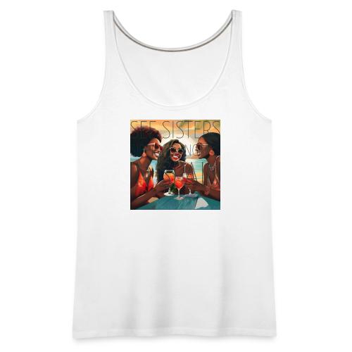 Mrs. S' GGG Retreat_Sisters Sipping Sangrias - Women's Premium Tank Top