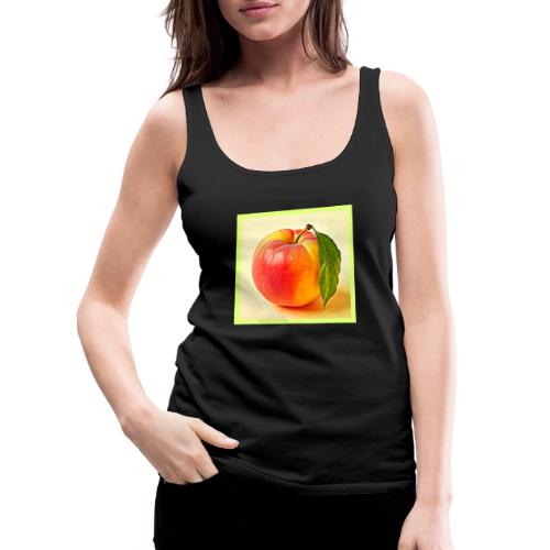 Feel the Fresh Peach Summer Vibe Design - Women's Premium Tank Top